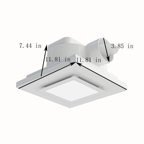 MQJINC White 120CFM Bathroom Exhaust Fan & Reviews Wayfair
